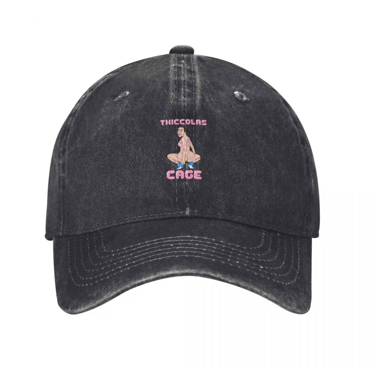 

Thiccolas CageDummy Thicc Nicolas Cage Meme Baseball Cap Golf Hat Golf Hat Man Women Hats Men's
