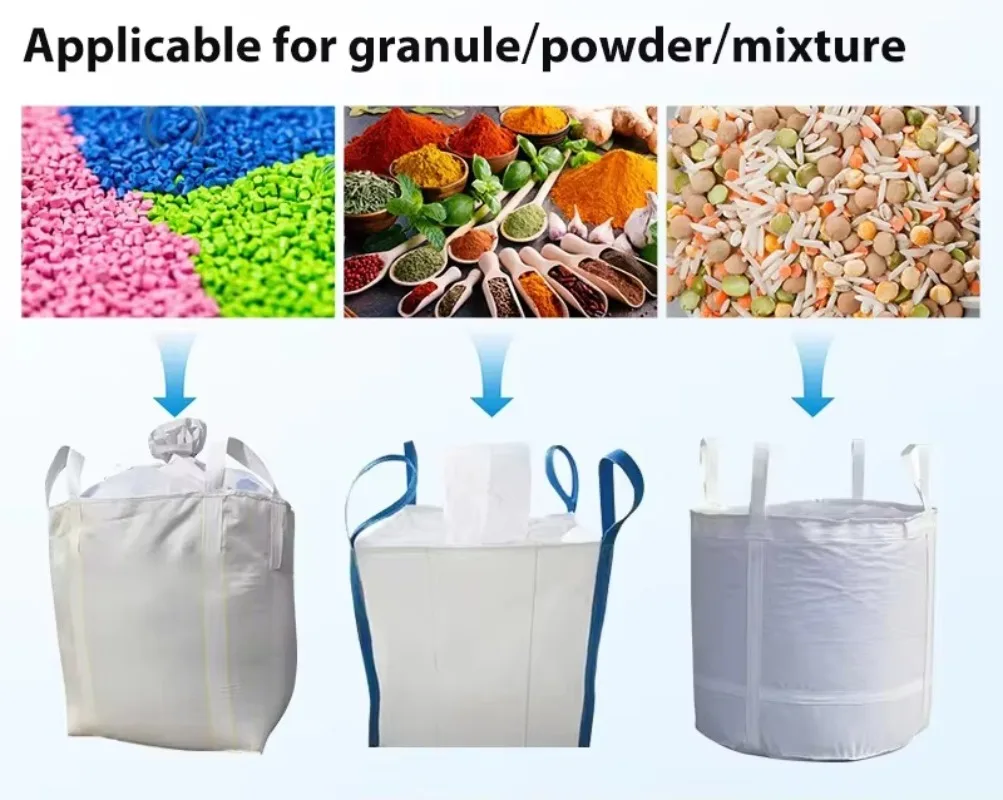 1 Ton Semi Auto Jumbo Bag Filler for Fertilizer Grain Bagging Machine Custom