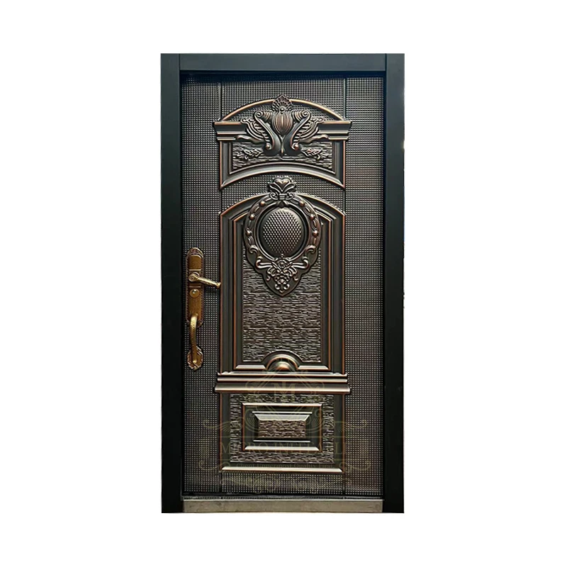 Excellence Quality Luxury Design Turkey Security Front Garden Exterior Doors Modern African Market