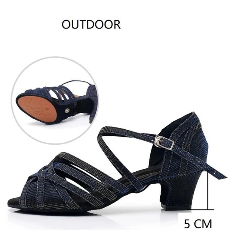 Latin Dance Shoes Adult Women Sandals Authentic High-grade Sports Shoes Woman Ballroom Dancing Shoe Sneakers Fashion