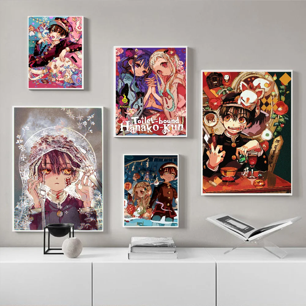 Anime Toilet Bound Hanako Kun Whitepaper Poster HD Quality Poster Wall Art Painting Study Room Wall Decor