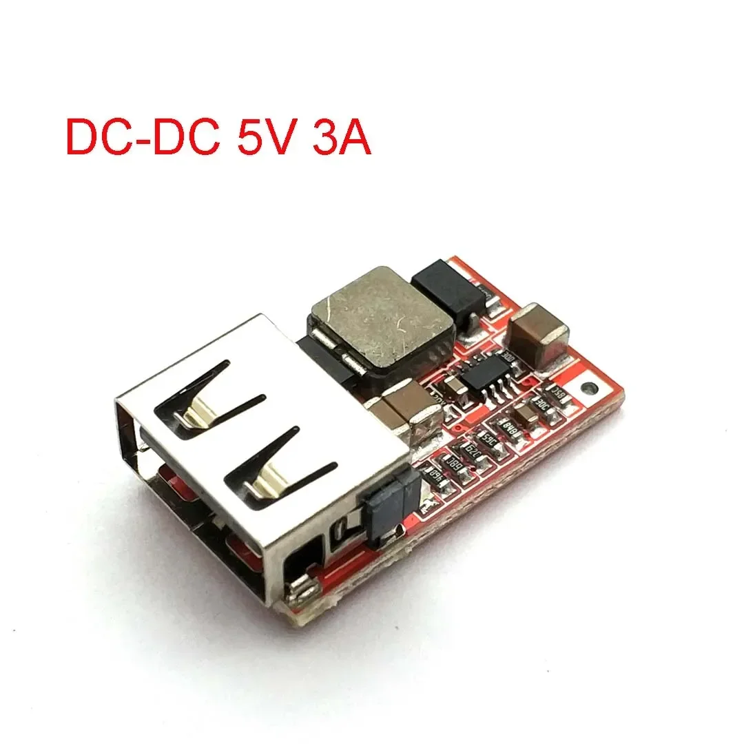 DC-DC 6-24V 12V/24V To 5V 3A USB Step Down Module Converter Phone Charger Car Power Supply Efficiency 97.5% Buck Module