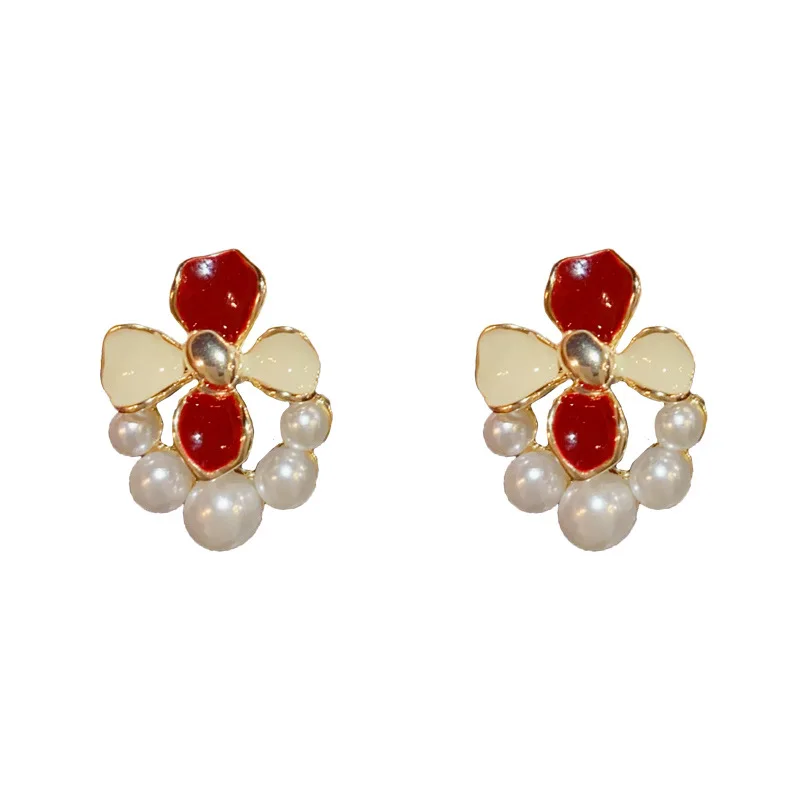 قلادة أقراط للسيدات مع إبرة فضية S925 ريترو، إكسسوارات مجوهرات بسيطة وعصرية ومتعددة الاستخدامات