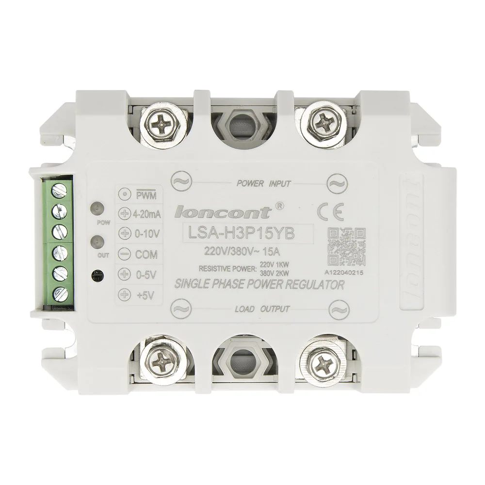 LSA-H3P15YB single phase AC 15A 220V/380V solid state voltage regulator / power regulator module