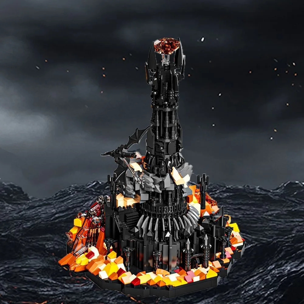 

Конструктор Moc-Lord Movie Rings: Магическая башня Фелл-Беста, Замок-крепость, Креативные Строительные Блоки, Игрушки-Конструкторы, Подарок для детей