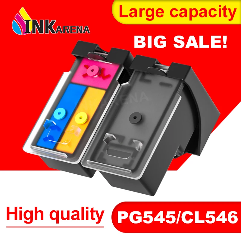INKARENA PG-545 CL-546: تجربة موثوقة لحبر مُعاد تعبئته لطابعات Canon PG545 وCL546