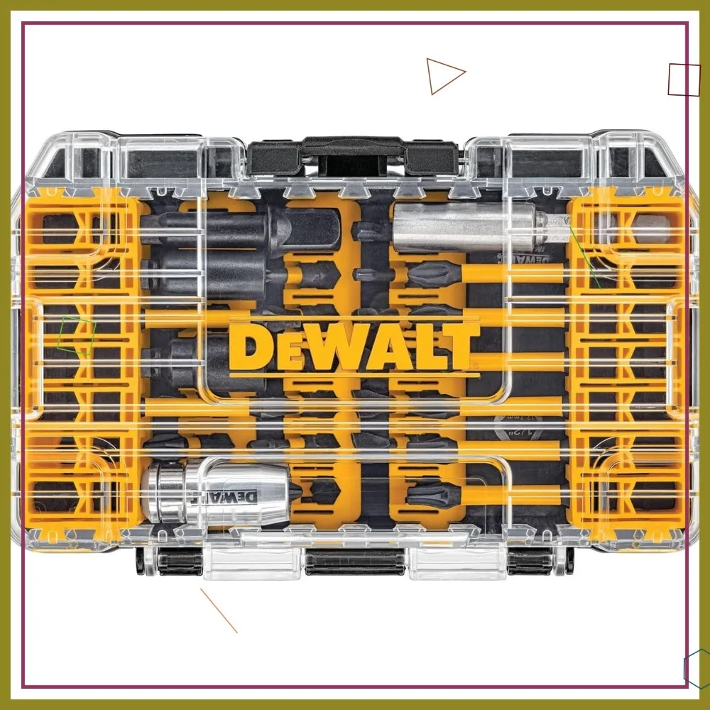 

40-Piece Steel Screwdriver Bit Set, Impact Ready Flextorq for Professional Tools