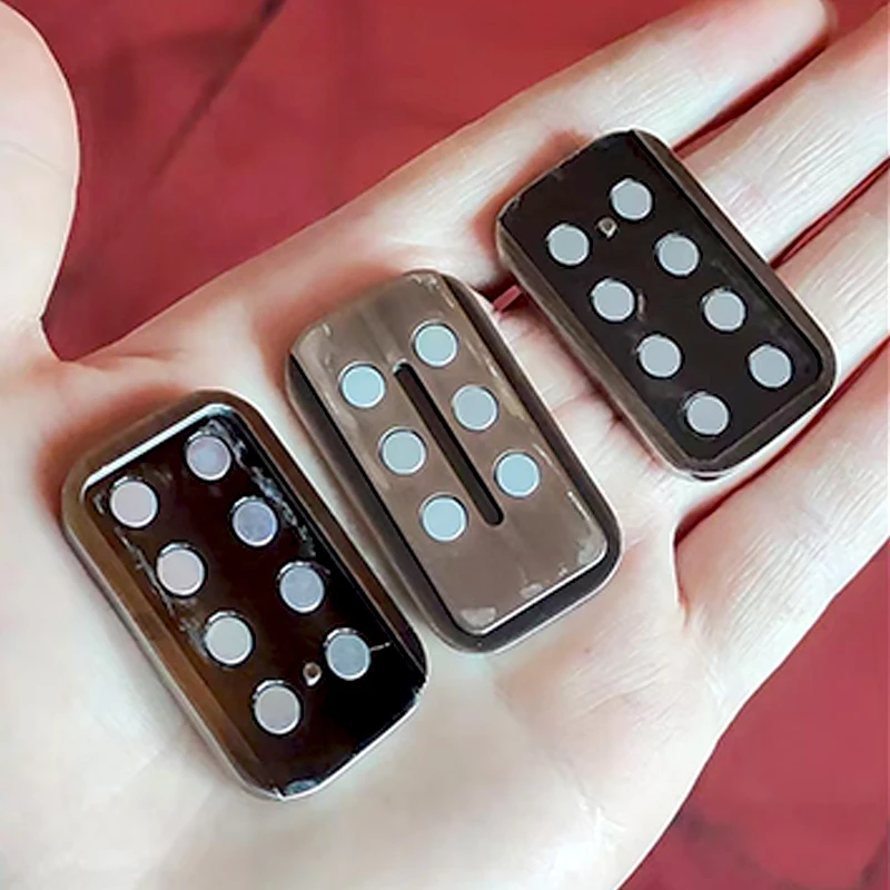 Magnetic Fidget Slider Three Layer EDC Poker Push Card Sensory Haptic Clicker Cool Gadgets Adults Relieve Stress ADHD Anxiety
