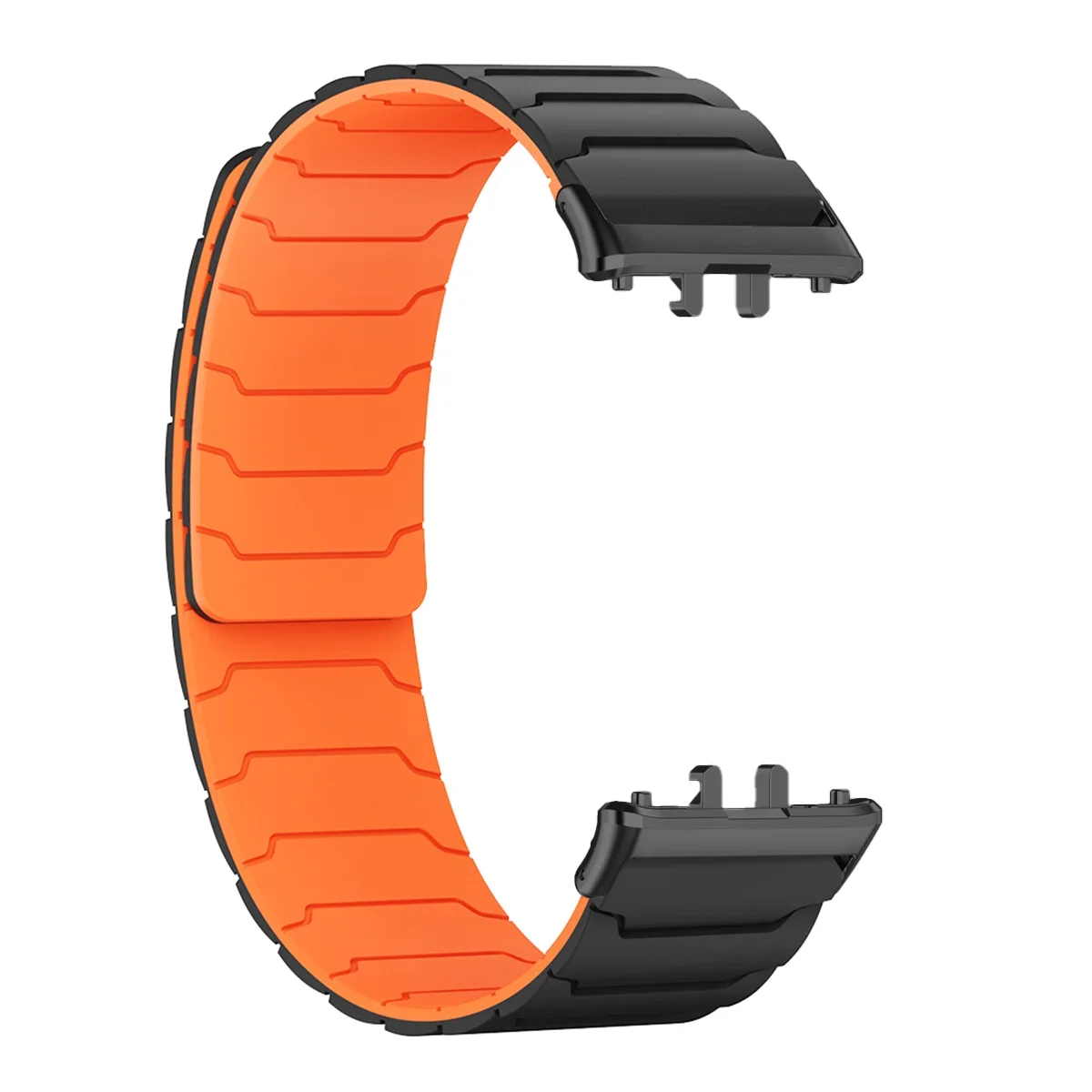 Magnetisches Silikonarmband für Samsung Galaxy Fit 3, verstellbares Uhrenarmband für Samsung Galaxy Fit 3 Smart-Armband, Armband Correa – Detail 4