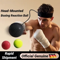 Head-Mounted Boxing Speed Ball Tyson Ball Kids Adult Boxing Agility Trainer With A Bouncy Boxing Reaction Ball
