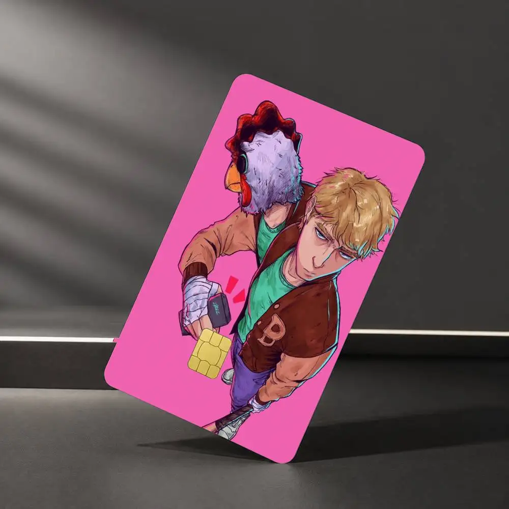 H-Hotline Miami Sticker Film Tape Skin for Credit Card Debit Card Waterproof Stickers