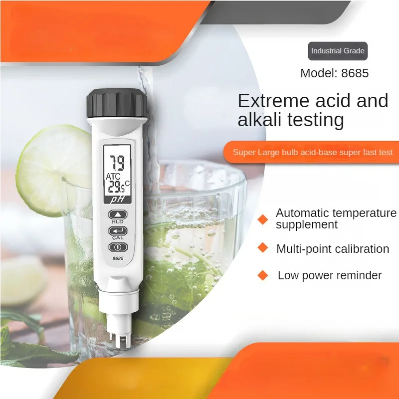 AZ8685 portable pH testing pen pH meter pen pH  meter fish tank pH water quality detector