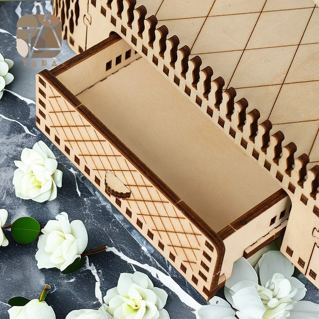 Tada 3D Large Wind Turbines DIY Wooden Puzzle Building Block Assembly Model Toys Creative Game For Children Kids Birthday Gift