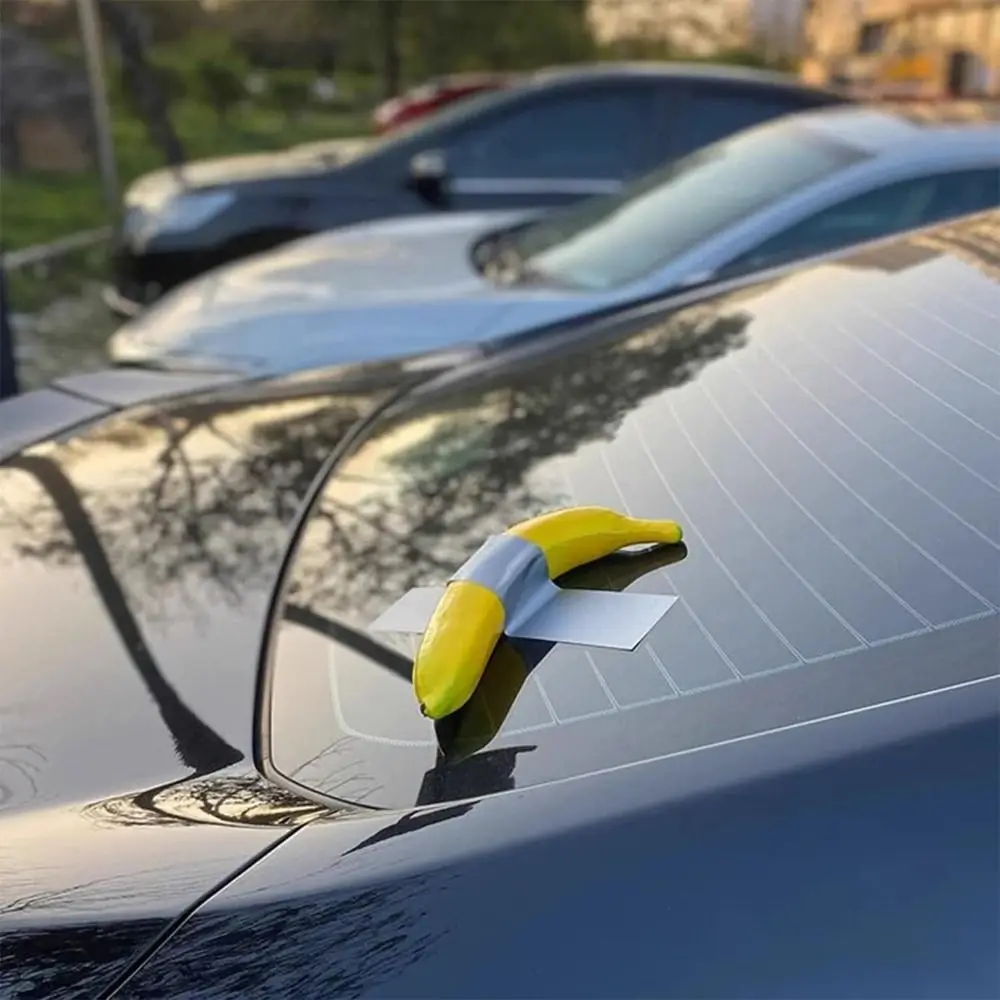 

Hand Painted Duct Tape Banana Funny Car Stickers Car Decals Car Decorations Creative Funny Bumper Stickers Room Decor Gifts