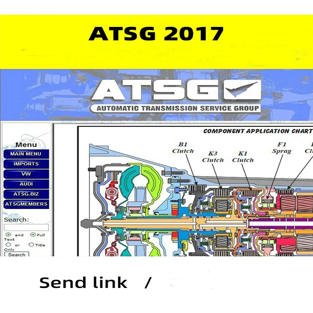 2023 Hot Sell ! ATSG 2017 Automatic Transmission Maintenance Group Repair Information Car Repair Software Unit Failure Detection