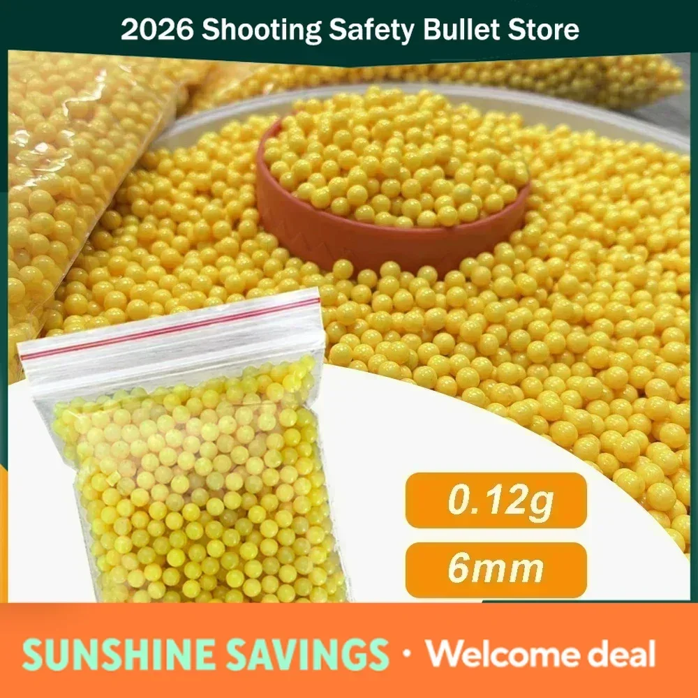 2027 For 1000 Rounds Airsoft BB Balls 0.12g 6mm Paintball BB Bullets Strikeball For Hunting Rifle Gun Shooting Exercise P