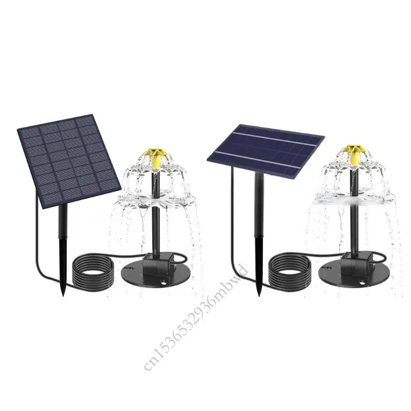 

K43D Энергоэффективные солнечные фонтанные насосы для садов Автоматические потоки воды Вода для купания птиц