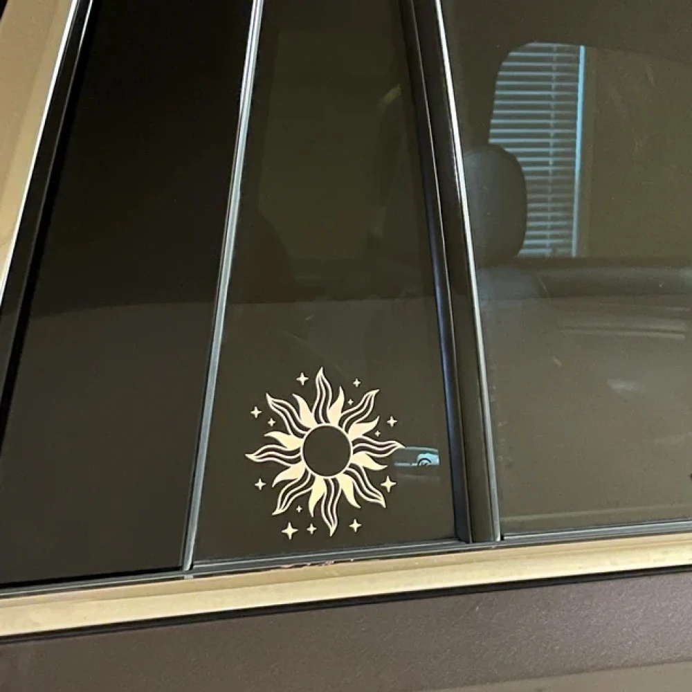Magic Sun Boho Vinyl Car Decals Waterproof Stickers For Windshield Bumper Auto Tuning Decor Accessories