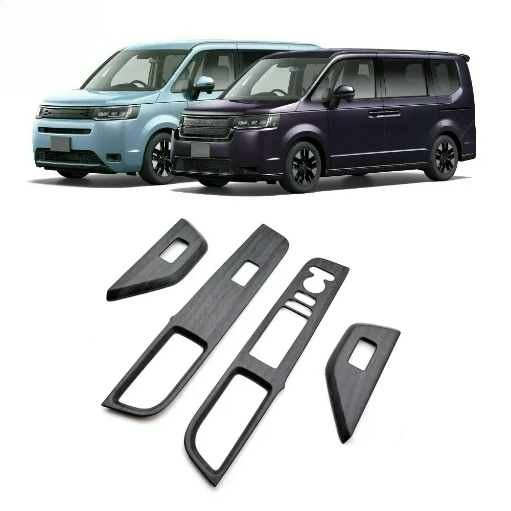 For HONDA Stepwgn Spada/Air 2023-2025 Car Interior Accessories ABS Door Window Armrest Cover Switch Panel Trim Molding Garnish