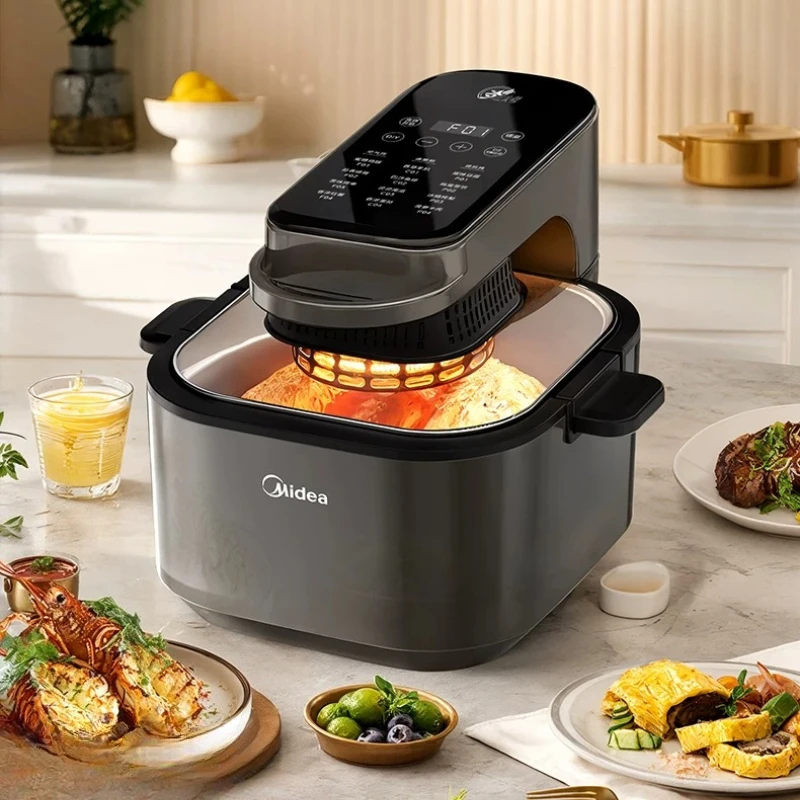 Smart Home Oven - Forno Fritadeira Elétrica Inteligente 6.5L Multifuncional