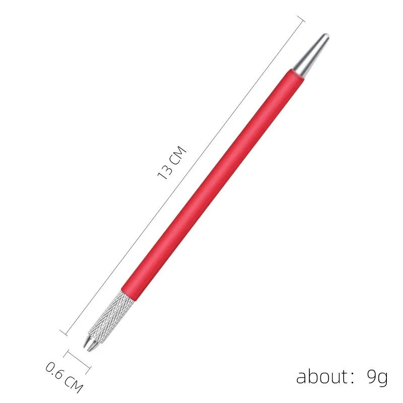 5 قطعة الحاجب Microblading القلم ماكينة رسم الوشم التجميلي لشبه تجميل دائم الحاجب الوشم شفرة يدوية لجميع الإبر المستديرة مستحضرات التجميل #3