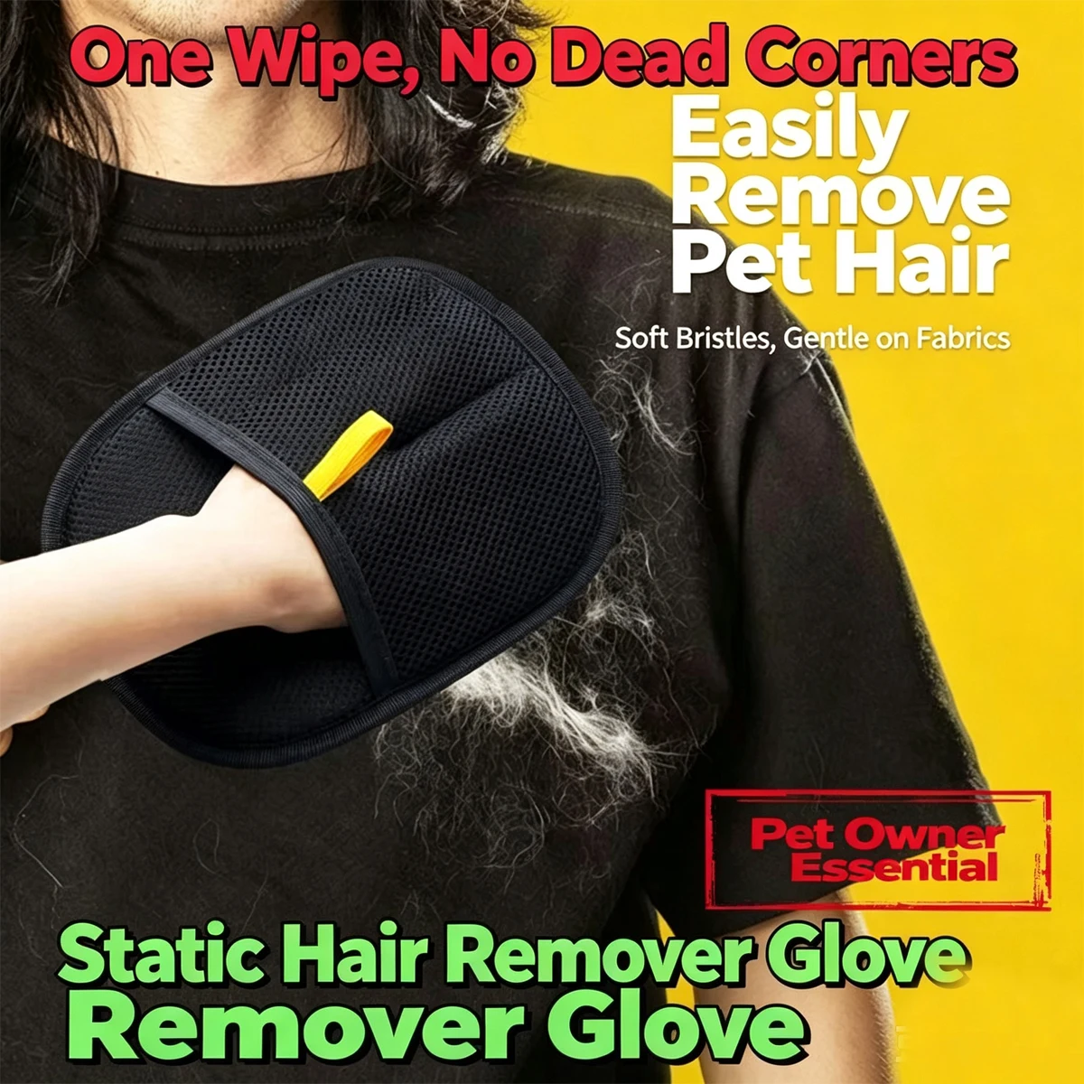Clothing Reusable Pet Electrostatic Hair Removal Gloves for Sofas and Carpets Animal Dog Detagler Dogs Products Glove Remover