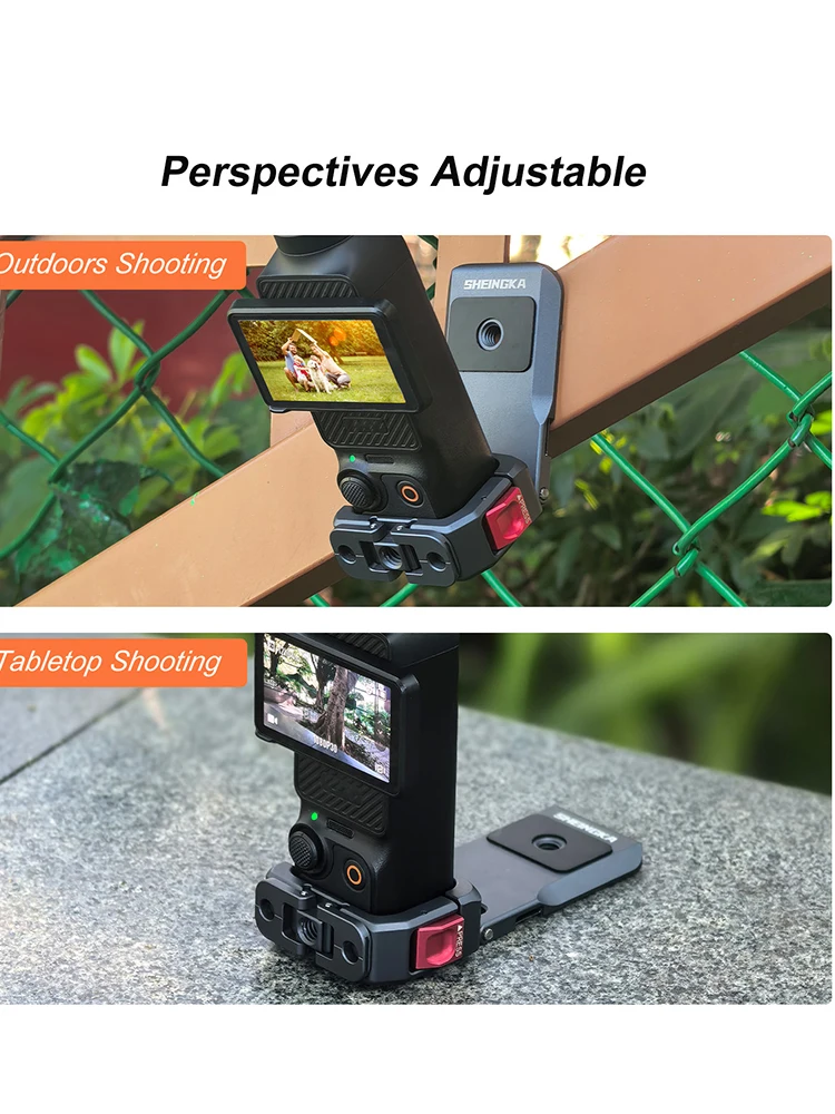 AliExpress sheingka Magnetic Mount Clip Quick Release Holder For DJI Pocket 3 OSMO POCKET 3 Cycling/Vlogging/Tabletop Action Camera Accessories