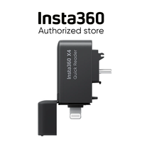 Official & Original Insta360 X4 Quick Reader,Plug-and-play standalone storage module.Transfer files without needing to use WiFi