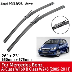 Front Wiper Blades For Mercedes Benz A-Class W169 B Class W245 2005-2011 Windshield Windscreen Window 26