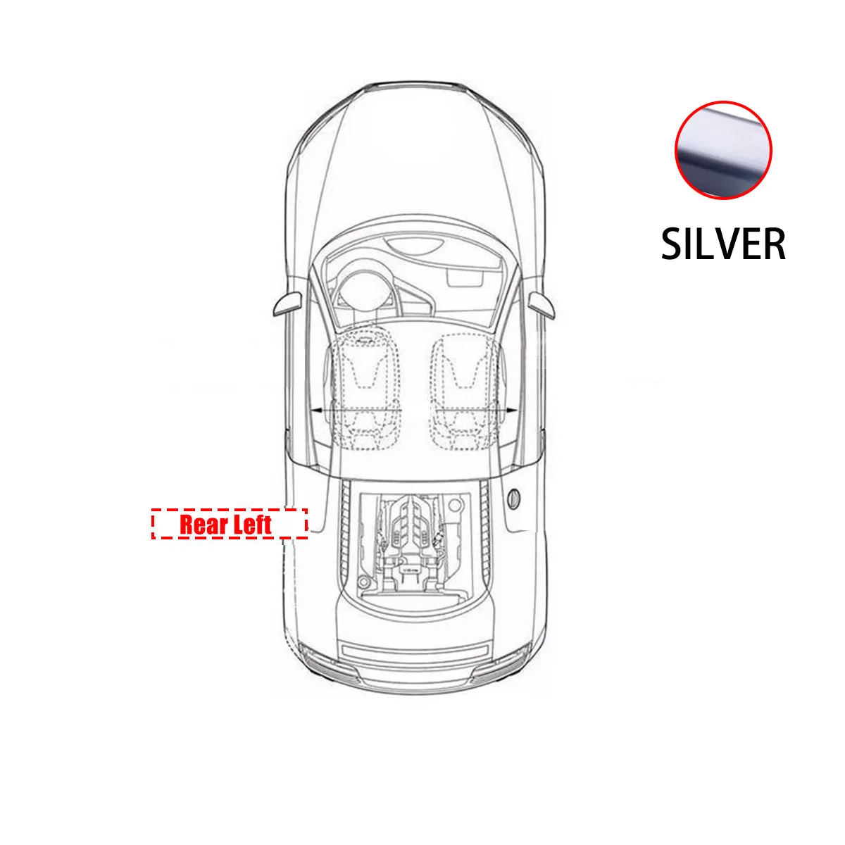 Silver- Rear Left