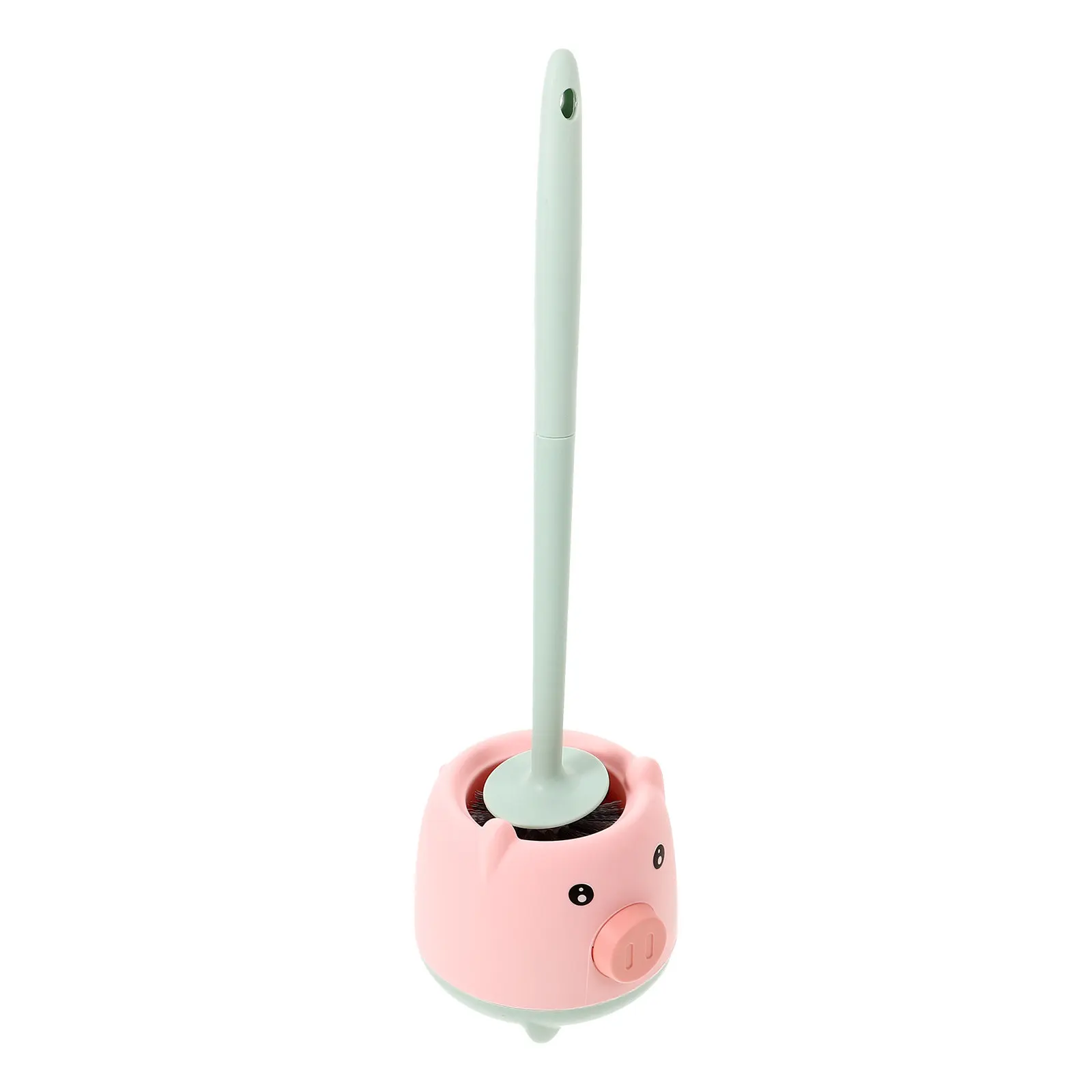 Toilet Brush Set Sturdy Long Handle Supple Tough Bristles for Deep Tunnel Cleaning Bathroom Toilet Bowl Scrubber Tool