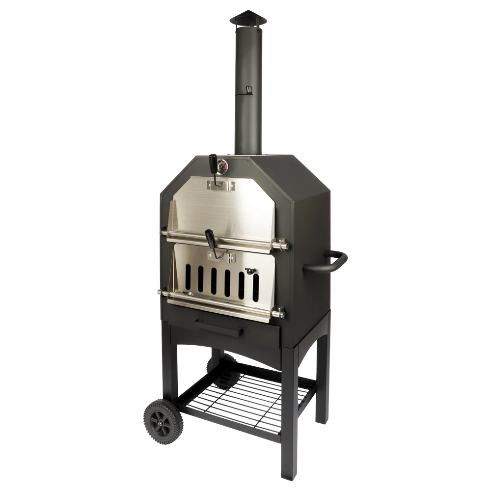 Outdoor large wood-fired pizza oven Commercial wood removable pizza oven
