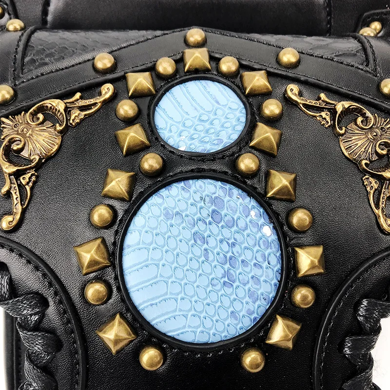 Steampunk Waist Leg Bags Women Men Victorian Style Holster Bag Motorcycle Thigh Hip Belt Packs Messenger Shoulder Bags