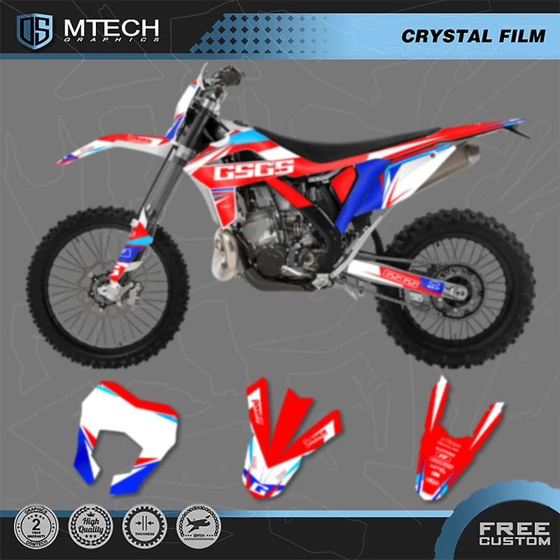 DSMTECH دراجة نارية الرسومات الشارات ملصقات أطقم ل GASGAS الغاز EC 125 250 300 350 450 2012 2013 2014 2015 2016 2017 010