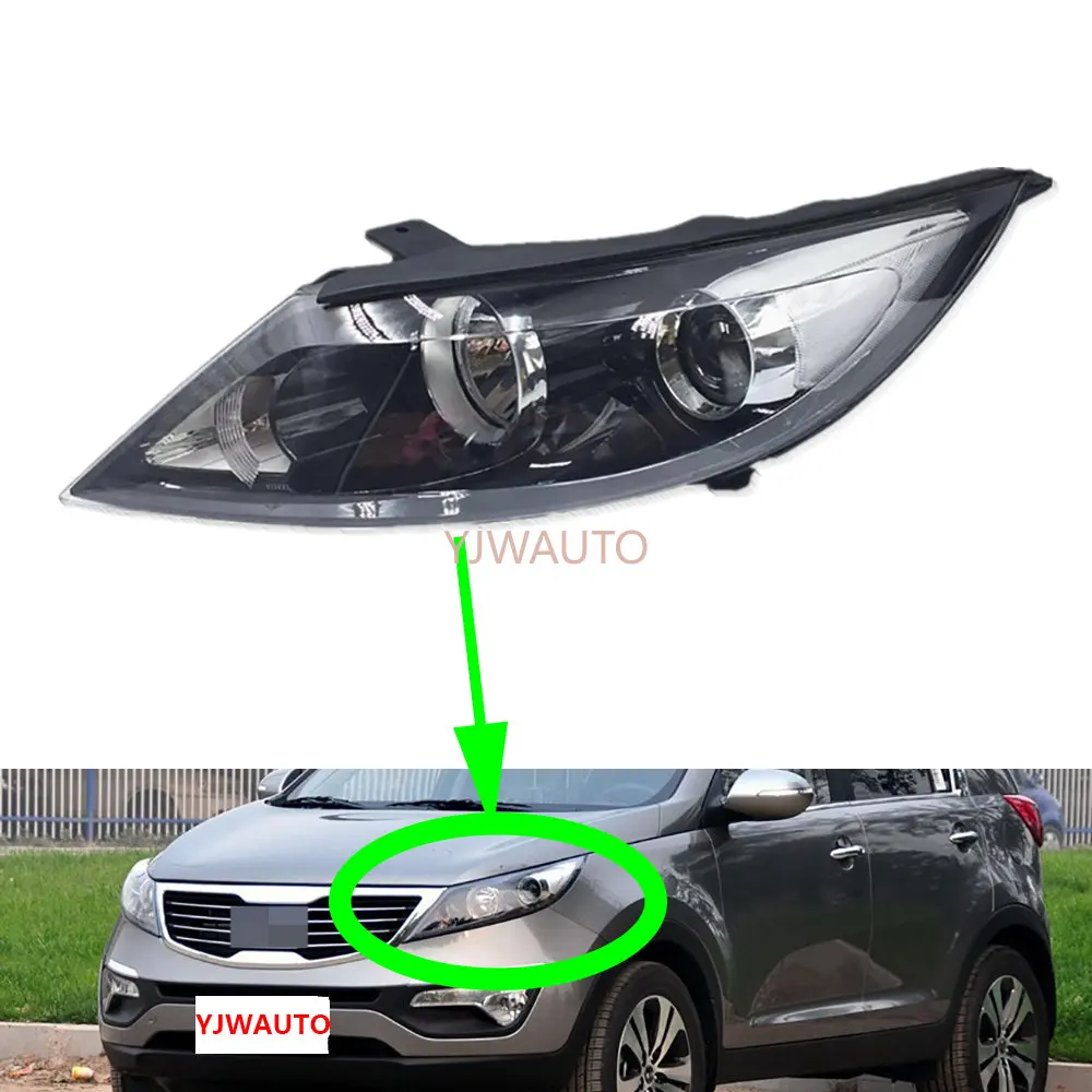 Headlights For Kia Sportage R 2009-2013 Headlamp Assembly Car Lights Daytime Running Light Whole Auto Lamp Assembly