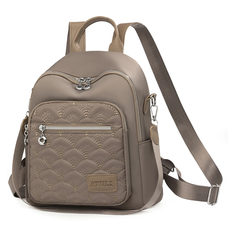 Fashion Daypack Women Shoulder Bag Waterproof Nylon Backpack 