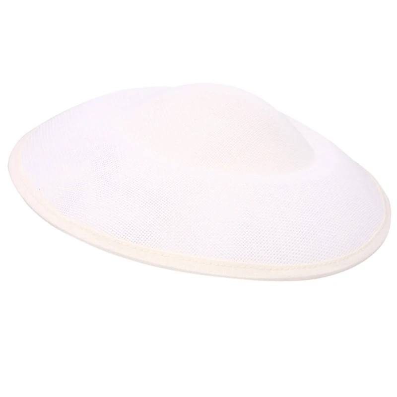 Wedding Headpiece Base in Open Mesh with Saucer Fascinator Plain Form for DIY Formal Occasion Styling Use Y08E