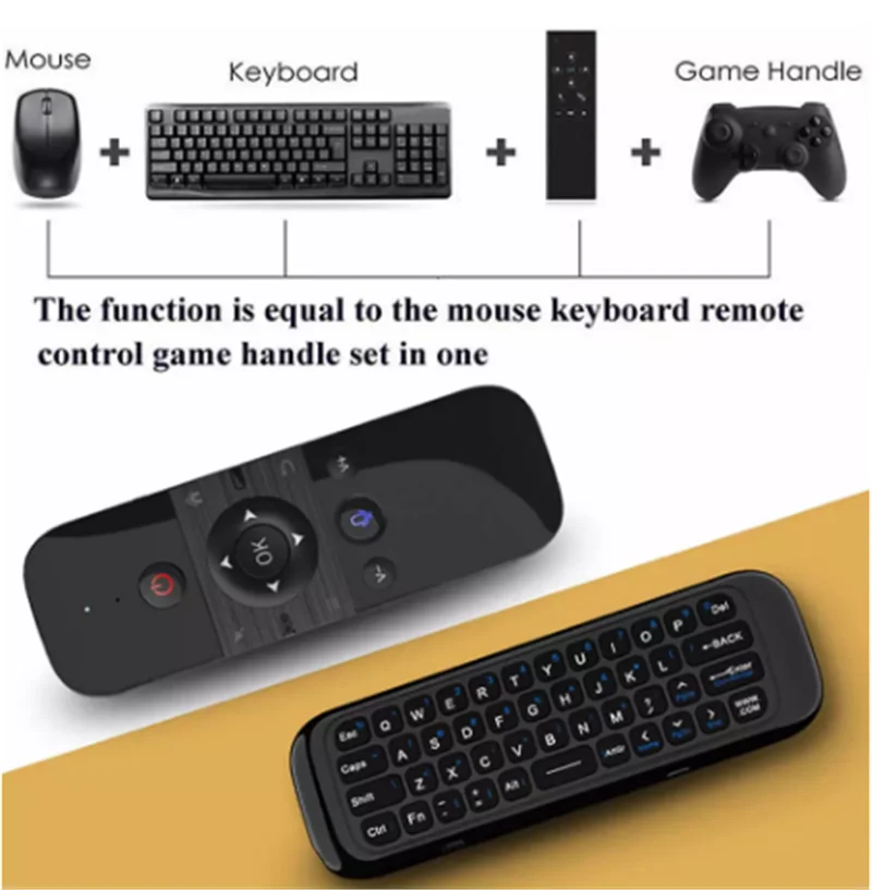 M8 Air Mouse with 2.4G BT5.0 Dual Mode For Google Voice Assistant Remote Control Wireless Mini Keyboard for Android TV BOX PC