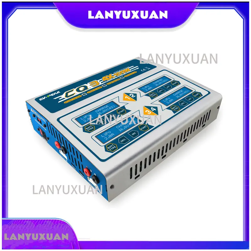 

EV-PEAKEV-PEAK charger CQ3 balanced charging U AV lithium battery 4-way independent charging 6S 100W airplane model