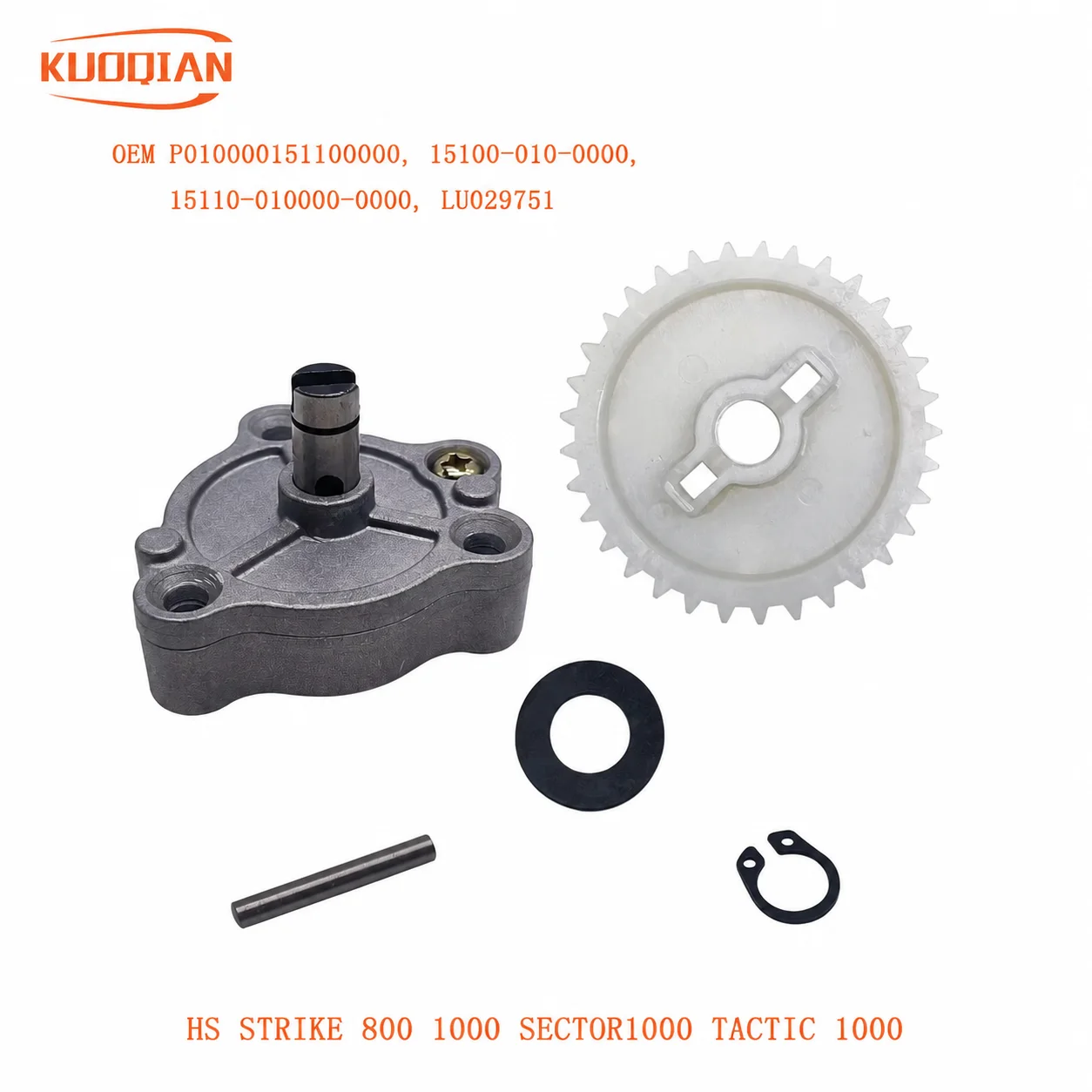 Oil Pump Assembly For HS STRIKE 800 1000 SECTOR1000 TACTIC 1000 ATV 800H Parts No. P010000151100000