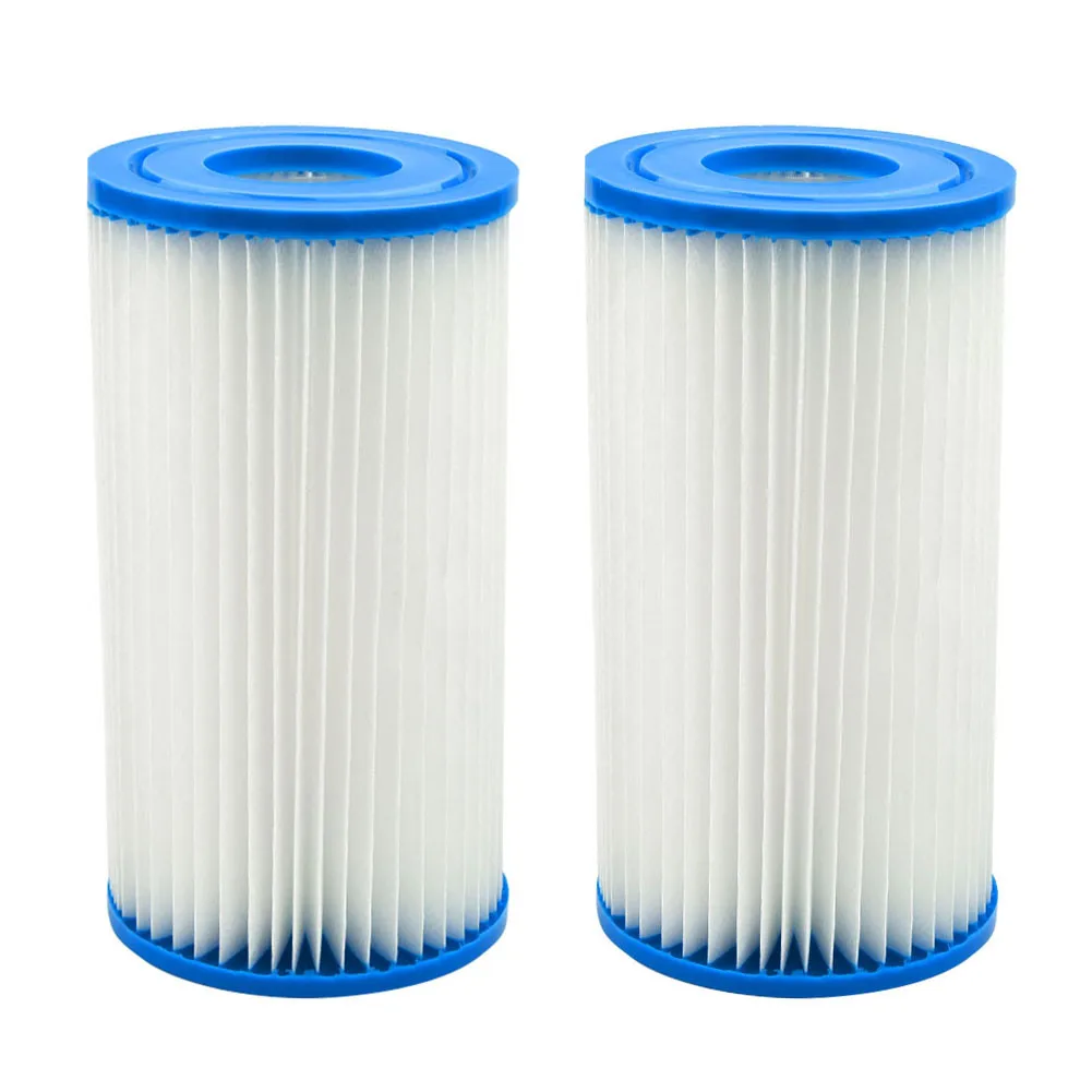 

2pcs Swimming Pool Filter Cartridge Replacement Parts For Intex Easy-Set Type A Or C Pool Easy-To-Clean High Quality
