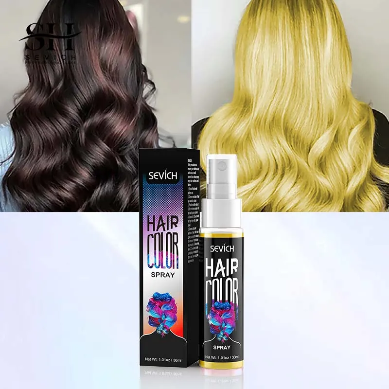 Sevich 5 Color Hair Color Spray Instant Hair Color Hair Styling Product 30ml Temporary Hair Dry Color Fashion Beauty Makeup