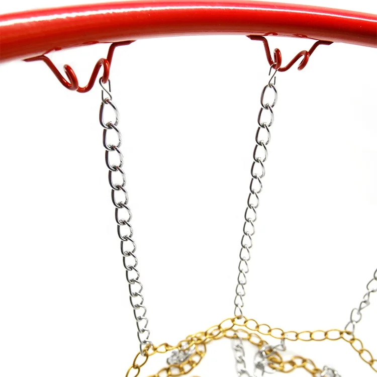 高品質鋼標準直径ポータブル屋外大人地下バスケットボールリムバスケットボールフープ