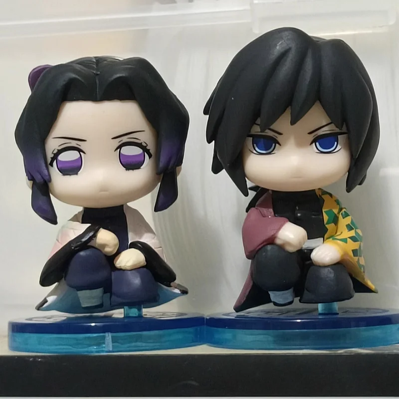 Bandai Original Gashapon Demon Slayer Zenitsu Tomioka Seated Figure Infinity Castle 01 Anime Collectible Toys Ornament Gift