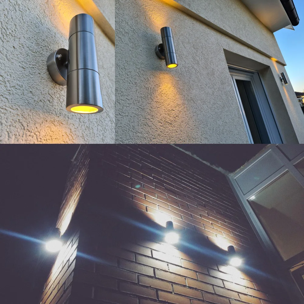 10W LED Wall Light Outdoor Waterproof IP65 Porch Garden Wall Lamp up and down Wall  Sconce Balcony Terrace Decoration Lighting