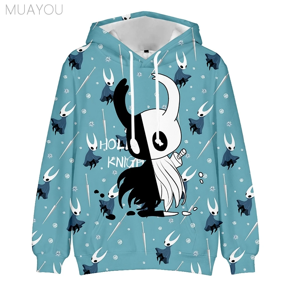 Hollow Knight Silksong sweat à capuche pour homme femmes 3D imprimé vêtements printemps automne loisirs Hollow Knight sweat à capuche