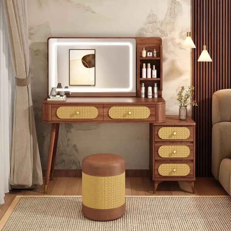 

Storage Luxury Vanity Table Dest Modern Sturdy Wood Cheap Makeup Vanity Desk Corner Europa Penteadeira Bedroom Furniture