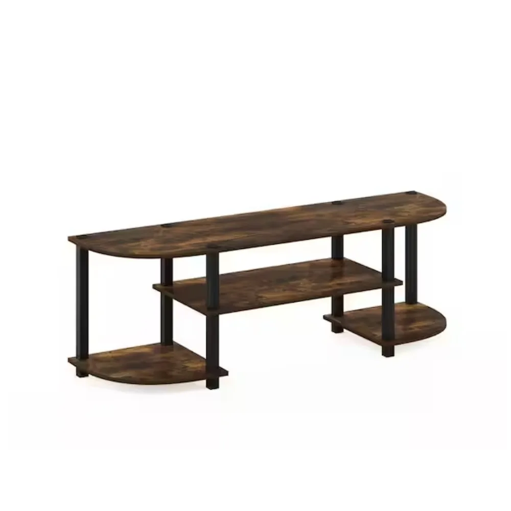 

47 in. Particle Board TV Stand Fits TVs Up to 42 in. with Open Storage; Fits in your space and fits on your budget.