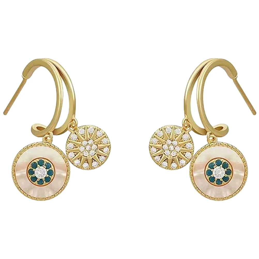 

Copper Hoop Earrings Women Fashion Exaggerated Lightweight Safe Wear Dangle Statement Trendy Accessories Birthday Gift