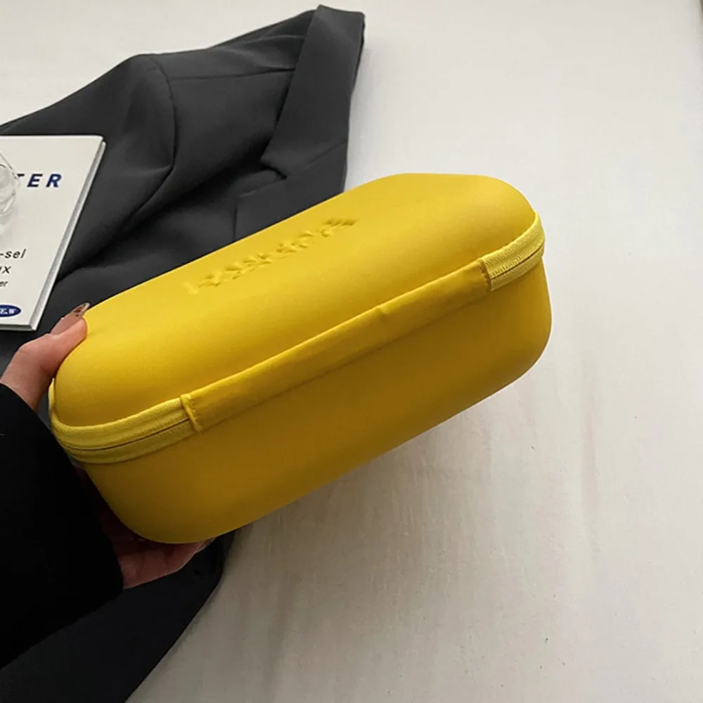 Cartoon Storage Silicone Makeup Bag Handle Large Capacity Travel Cosmetic Container Multifunctional Portable Wash Pouch Travel